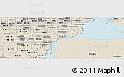 Classic Style Panoramic Map of ZIP code 48226