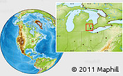 Physical Location Map of ZIP code 48301