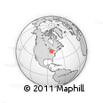Outline Map of ZIP Code 48301
