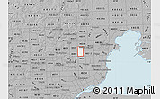 Gray Map of ZIP code 48310