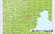 Physical Map of ZIP code 48310