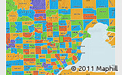 Political Map of ZIP code 48310