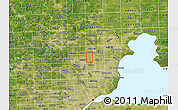 Satellite Map of ZIP code 48310