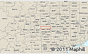 Shaded Relief 3D Map of ZIP code 48322