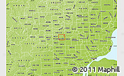 Physical Map of ZIP code 48334