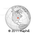 Outline Map of ZIP Code 48864