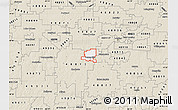 Classic Style Map of ZIP code 48876