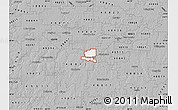 Gray Map of ZIP code 48876