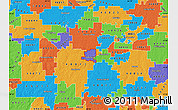 Political Map of ZIP code 48876