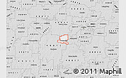 Silver Style Map of ZIP code 48876