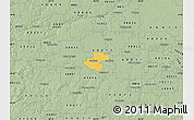 Savanna Style Map of ZIP code 48890