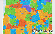 Political Map of ZIP code 49078