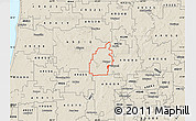 Shaded Relief Map of ZIP code 49078