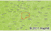 Physical 3D Map of ZIP code 49316