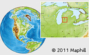 Physical Location Map of ZIP code 49506