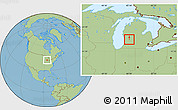 Savanna Style Location Map of ZIP code 49506