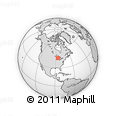 Outline Map of ZIP Codes Starting with 496