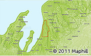 Physical 3D Map of ZIP code 49648