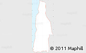 Silver Style Simple Map of ZIP code 49648