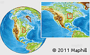 Physical Location Map of ZIP code 49762, within the entire country