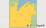 Savanna Style Simple Map of Baraga County