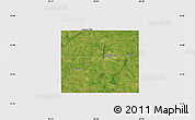 Satellite Map of Branch County, cropped outside