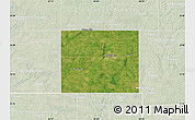 Satellite Map of Branch County, lighten