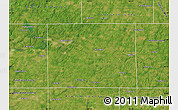 Satellite Map of Calhoun County