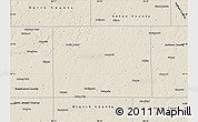 Shaded Relief Map of Calhoun County