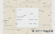 Classic Style Map of Isabella County