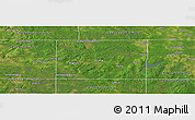 Satellite Panoramic Map of Montmorency County