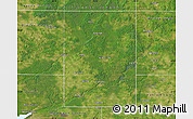Satellite Map of Newaygo County