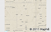 Shaded Relief Map of Newaygo County