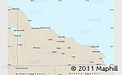 Shaded Relief Map of Presque Isle County