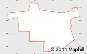 Silver Style Simple Map of ZIP code 55019