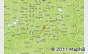 Physical Map of ZIP code 55111