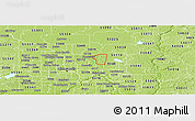 Physical Panoramic Map of ZIP code 55127