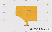 Political Map of Anoka County, cropped outside