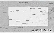 Gray 3D Map of Carlton County