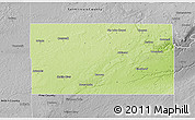 Physical 3D Map of Carlton County, desaturated