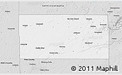 Silver Style 3D Map of Carlton County