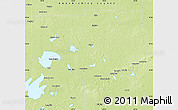 Physical Map of Itasca County