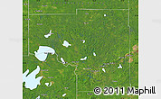 Satellite Map of Itasca County