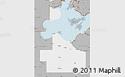 Gray Map of Lake of the Woods County
