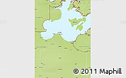 Physical Map of Lake of the Woods County