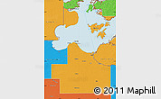 Political Map of Lake of the Woods County