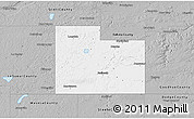 Gray 3D Map of Rice County