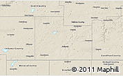Shaded Relief 3D Map of Rice County