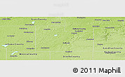 Physical Panoramic Map of Rice County