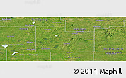 Satellite Panoramic Map of Rice County